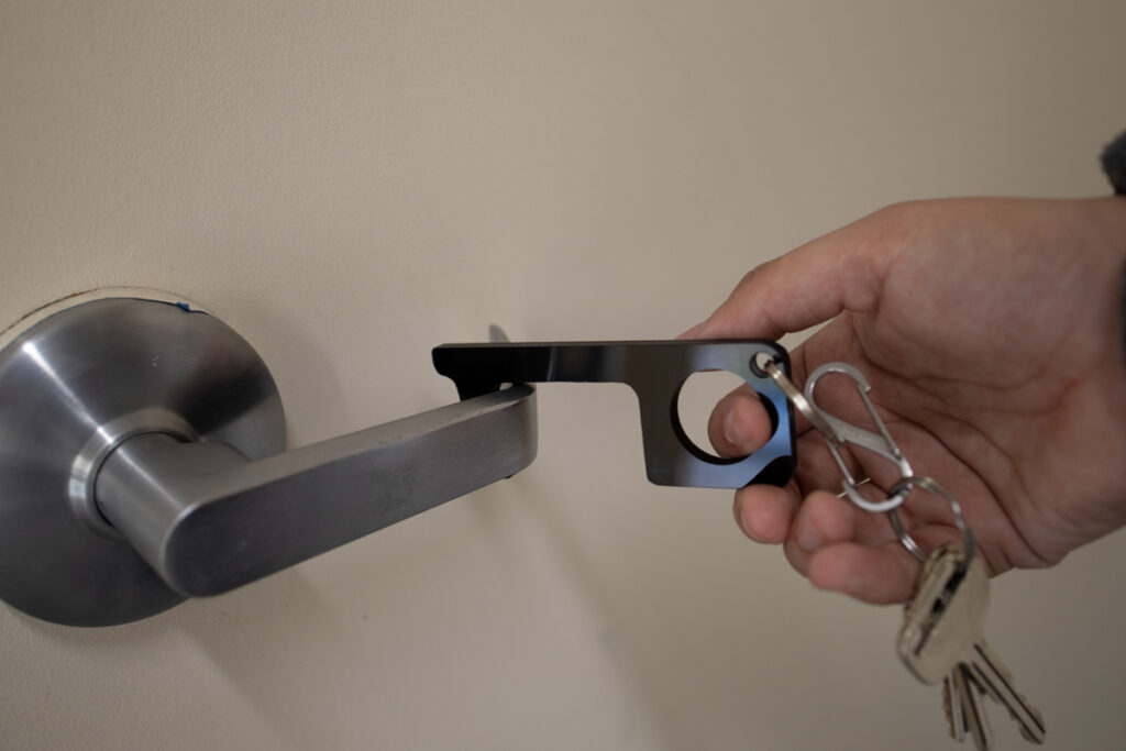 Touchless Black Acrylic Sanitary Key