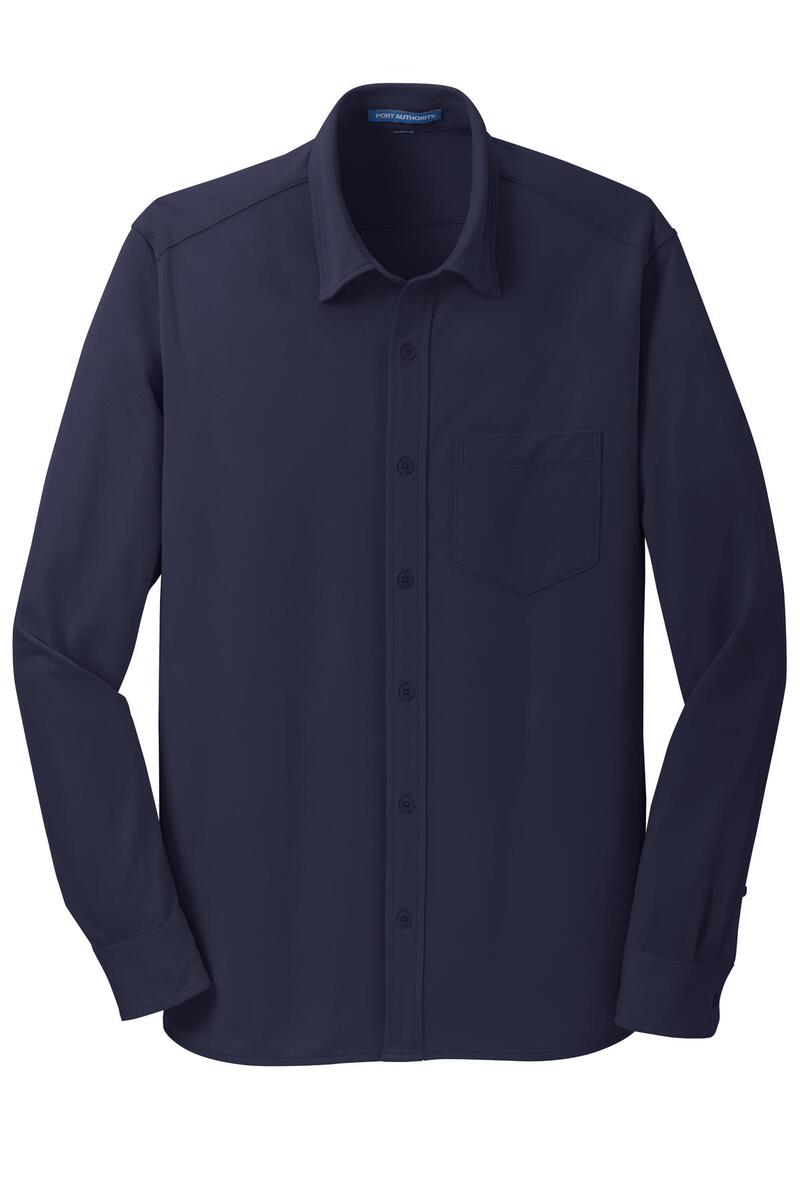 port authority dimension knit dress shirt