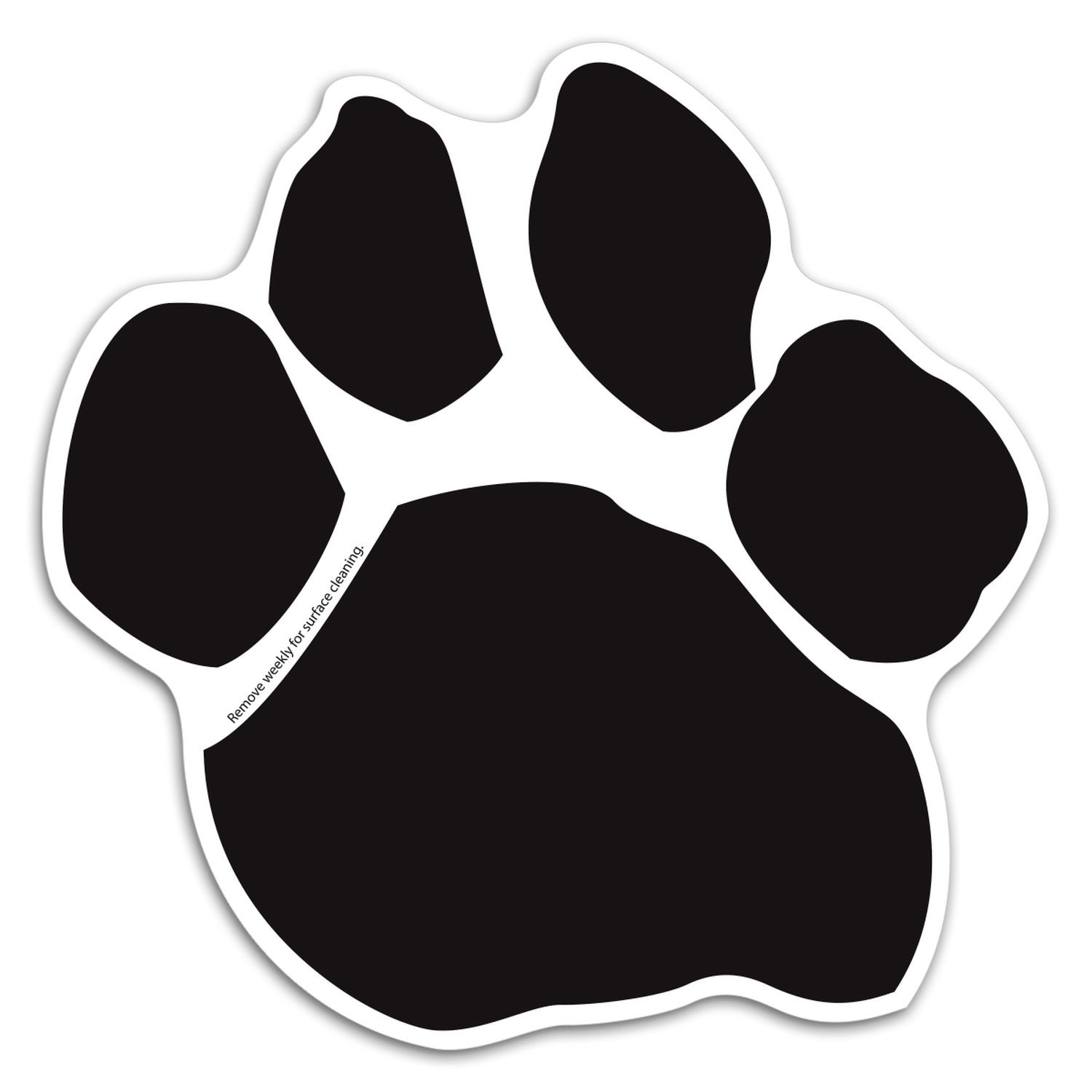 LLC Small Paw Print Car Sign Lasting Impressions