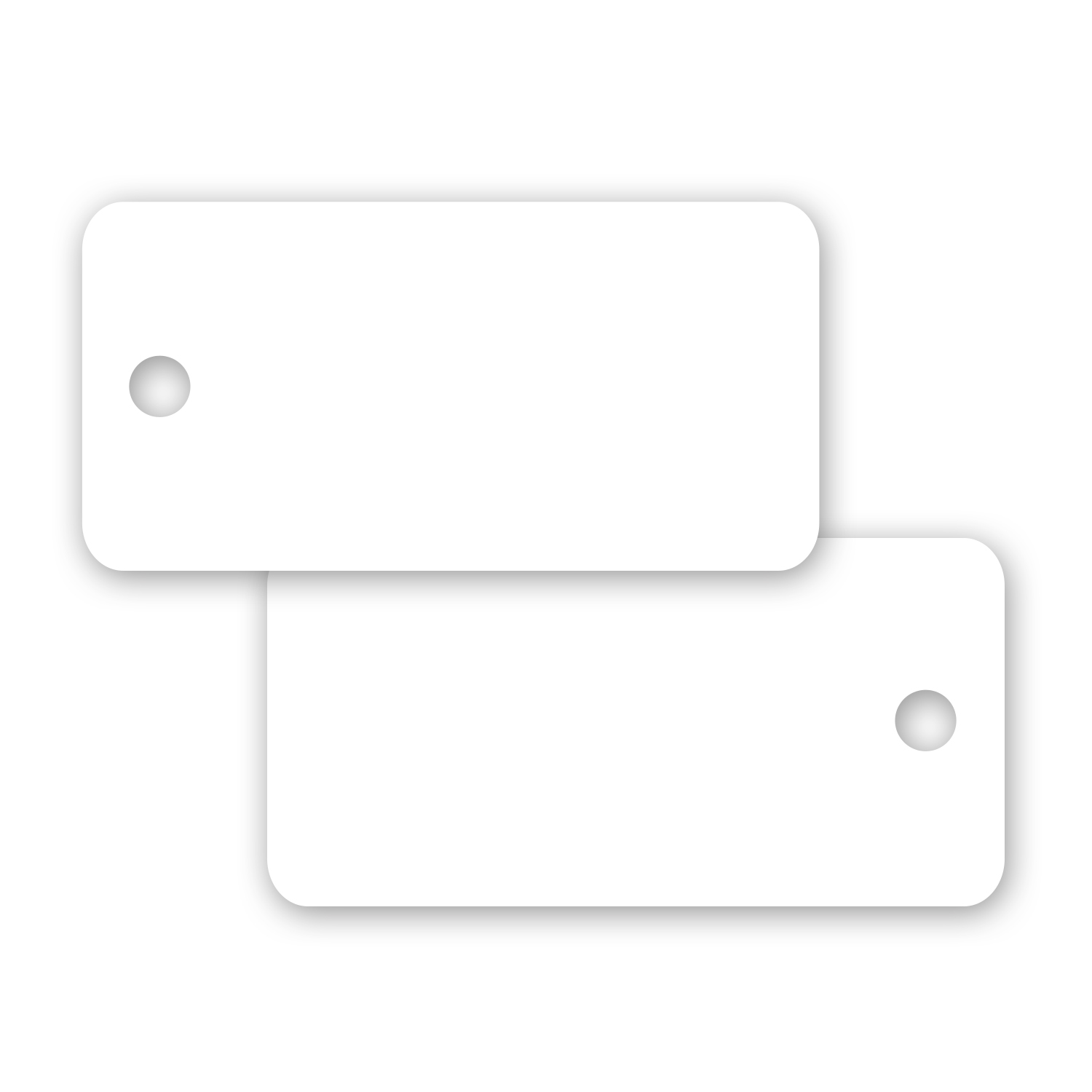 Magnet LLC Plastic Rectangle Keytag | Lasting Impressions