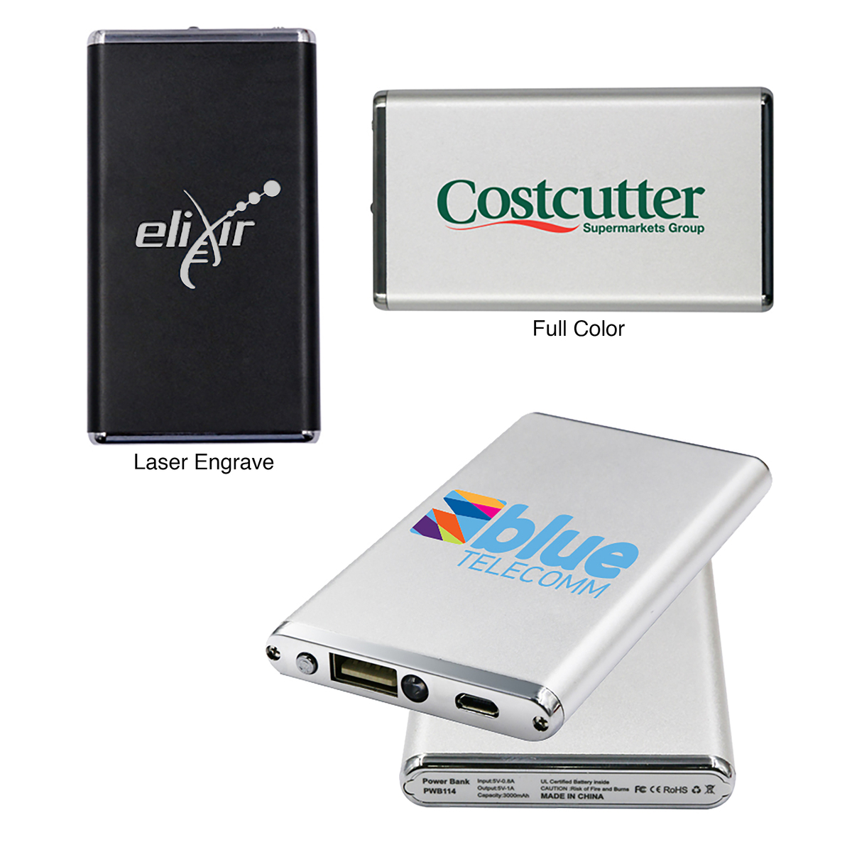 3000 mAh Power Bank | Lasting Impressions